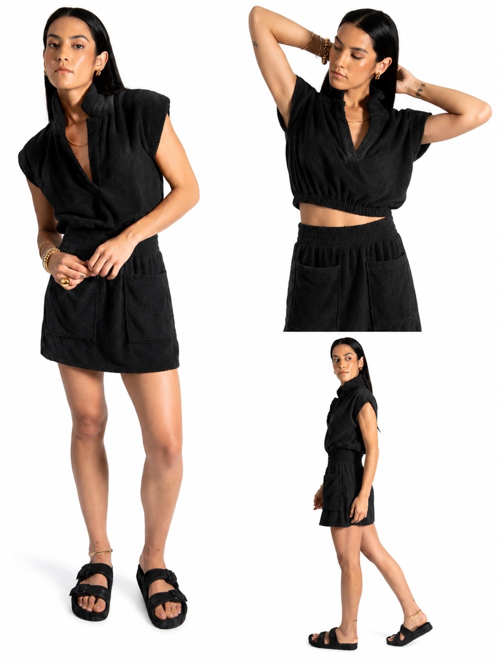 Mantra Irie Terry Cloth Top Skirt Set
